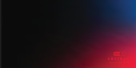 dark abstract gradient vector background. blue red black  abstract gradient vector background