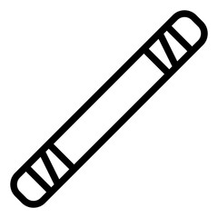 Staff stick used for martial arts training and self-defense practice.