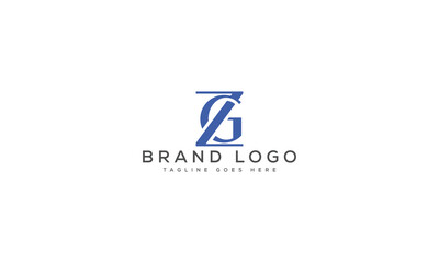 ZG logo design vector template design for brand.