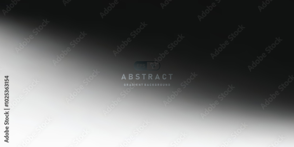 Poster black and white abstract gradient vector background
