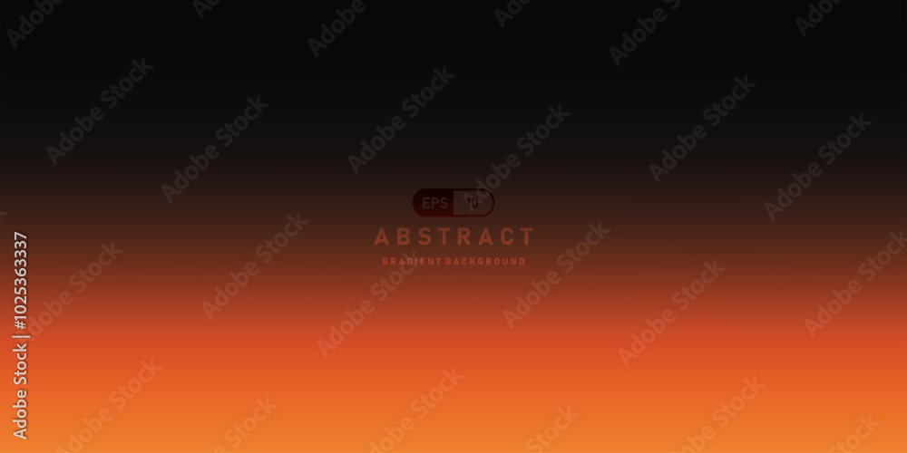 Poster orange and black abstract gradient vector background