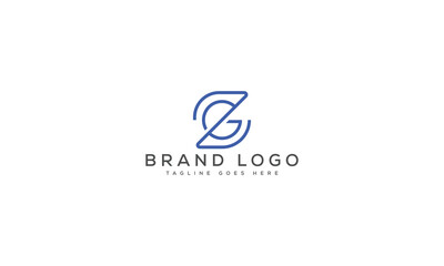 ZG logo design vector template design for brand.