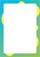 図形とグラデーションで描いたシンプルな背景イメージ