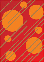 図形とグラデーションで描いたシンプルな背景イメージ