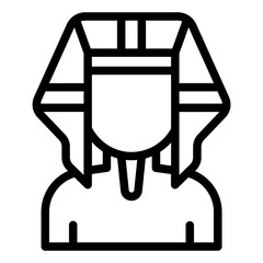Pharaoh bust avatar representing the rulers and legacy of ancient Egypt.