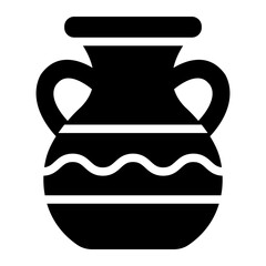 Ancient Egyptian vase symbolizing pottery and historical artifacts.