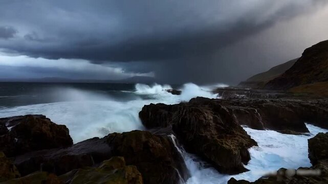 an Astonishing Lightning Strikes Illuminating the Night Sky: Witness the electrifying beauty of lightning strikes illuminating the night sky, creating a dramatic backdrop for storms and rain.