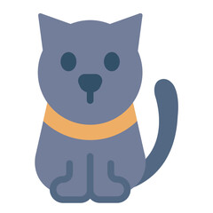 Black Egyptian cat symbolizing protection, deity Bastet, and Egyptian mythology.