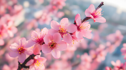 Obraz premium Cherry Blossom in Bloom 