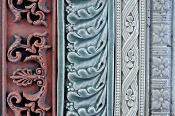 Vintage ceramic decorative border tiles are also known as listellos, which is an Italian word that...