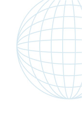 線で描いた球体のシンプルな背景イメージ