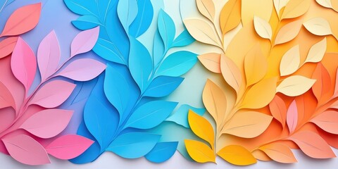 Isolated Ficus leaves on a white background, Ficus leaves on a white background