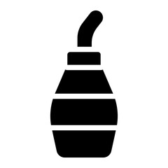 Vaginal douche or lubricant bottle for personal hygiene.