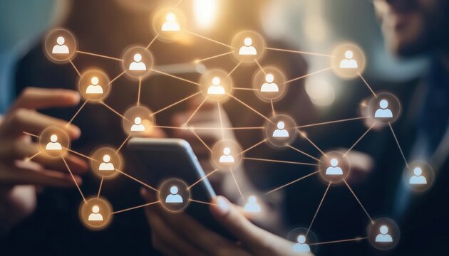 Connecting And Collaborating: Networking With People And Groups Using Phones For Emailing, Sharing Contact Info, And Chatting