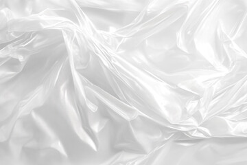 Obraz premium white Transparent Plastic Film Wrap Texture: Perfect Background for Modern Packaging and Product Design