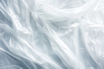 Obraz premium white Transparent Plastic Film Wrap Texture: Perfect Background for Modern Packaging and Product Design