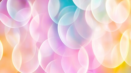 Abstract background with colorful bokeh lights.