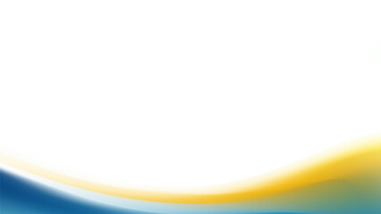 Abstract Yellow Blue Wave Gradient Background