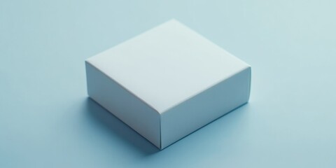 Modern Flat Lay of Elegant Packaging on a Minimalist Background