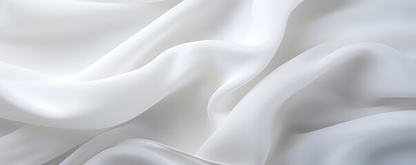 Fototapeta premium Cloth Background, White Fabric Texture