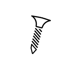 The illustration icon is a screw on a white background