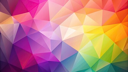 Close-up geometric abstract background with colorful polygons