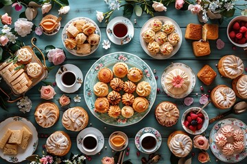 Fototapeta premium A Table of Treats