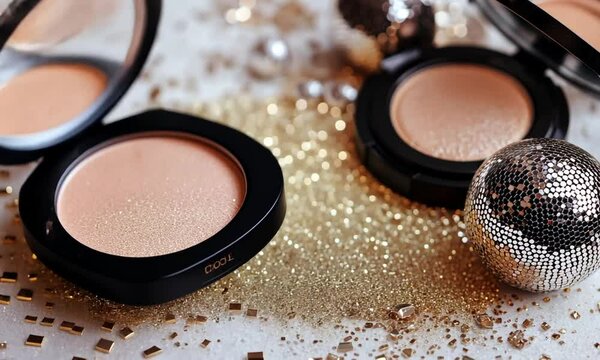 Gold and Glitter Makeup