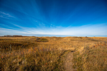 Fototapeta premium Autumn morning at Beaver Creek Conservation Area