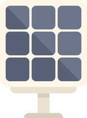 Solar panel is converting sunlight into electricity, offering a sustainable energy solution