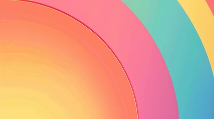 Minimalist Design on Rainbow Background - a captivating and stylish visual. The minimalist design on a vibrant rainbow background creates an alluring and fashionable scene