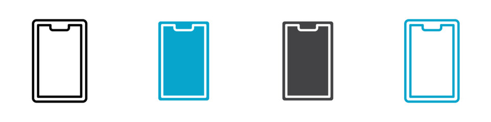 mobile icon Logo set for web