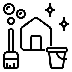 Breakfast icon, line icon style