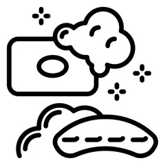 Tea icon, line icon style