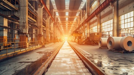 Obraz premium Evolution of Paper Industry: Utilizing Cutting-edge Technologies