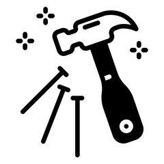 Party icon, glyph icon style