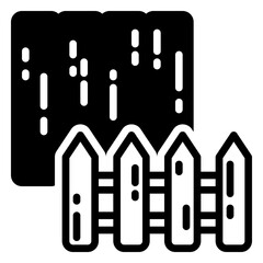 Bakery icon, glyph icon style