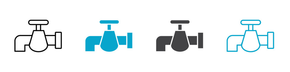 tap icon Flat graphics set collection