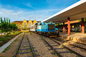 An old railway station in Dalat, Vietnam.