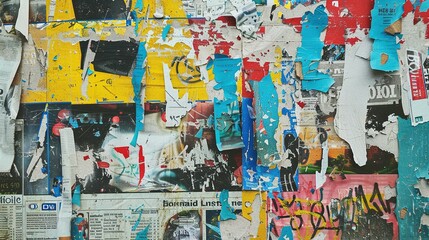 Fototapeta premium Dynamic Graffiti-Inspired Grunge Background Design
