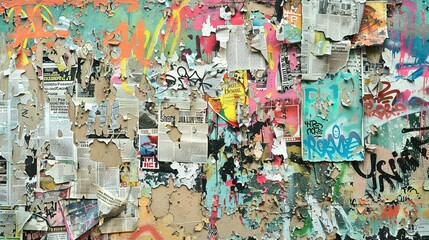 Fototapeta premium Dynamic Graffiti-Inspired Grunge Background Design