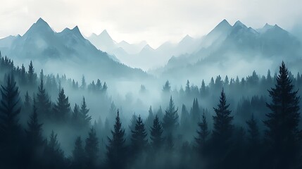 Misty Mountain Forest