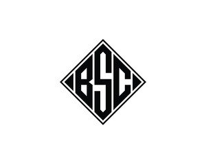 BSC logo design vector template. BSC