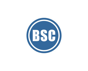 BSC logo design vector template. BSC