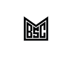 BSC logo design vector template. BSC