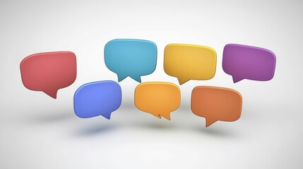 Colorful Speech Bubbles.