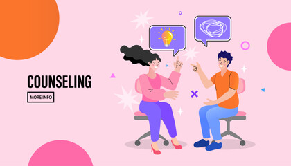 Conversation on an online forum and internet chatting concept. People messaging on internet. Computer online chat notices Vector illustration.