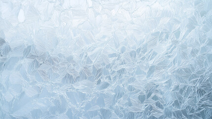 Obraz premium Frost Crystallized Windowpane