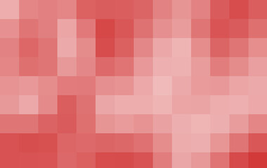Art texture from red squares. Trendy halftone background for presentation. Abstract red Pixel square background. The pixels can be arranged in a gradient or random pattern