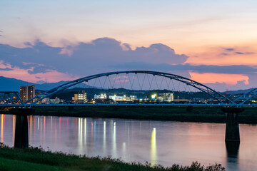 大淀川水管橋 宮崎県宮崎市